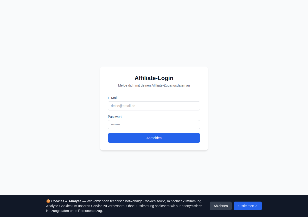 Affiliate-Login